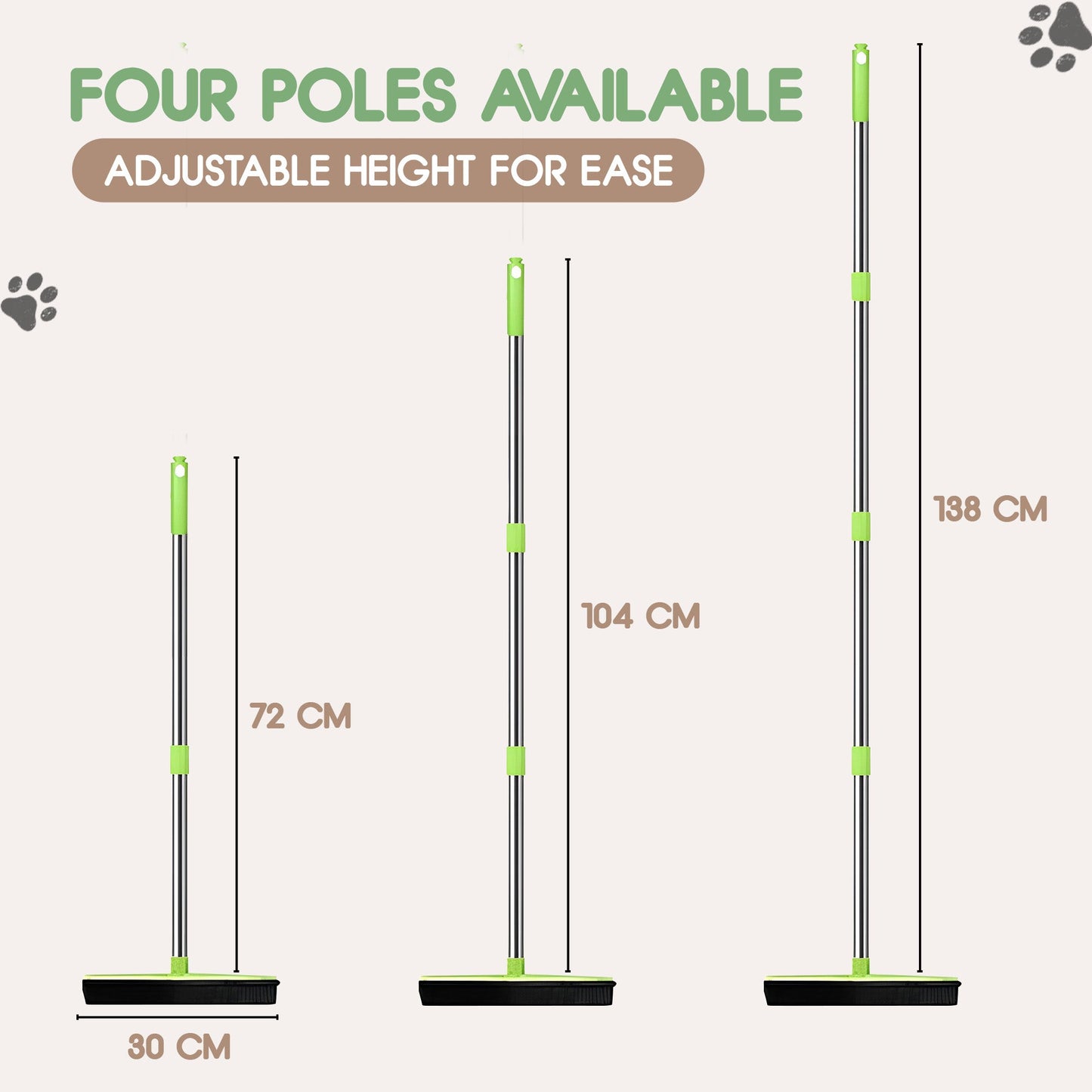 Pet | Rubber Broom