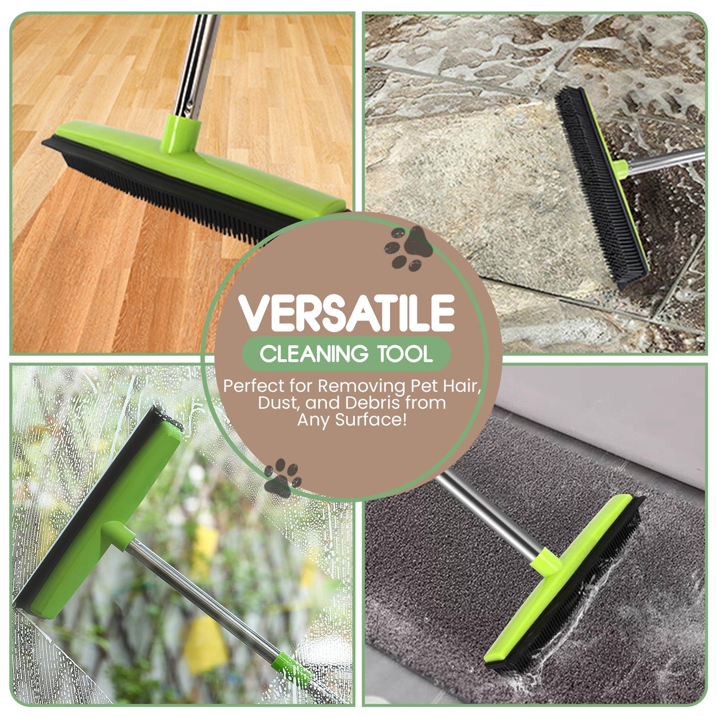 Pet | Rubber Broom
