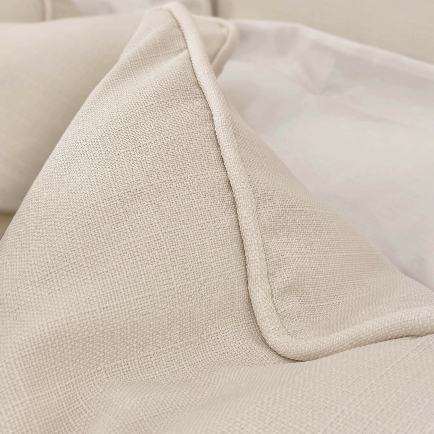 Capri Natural Linen Cushion - 50x50cm