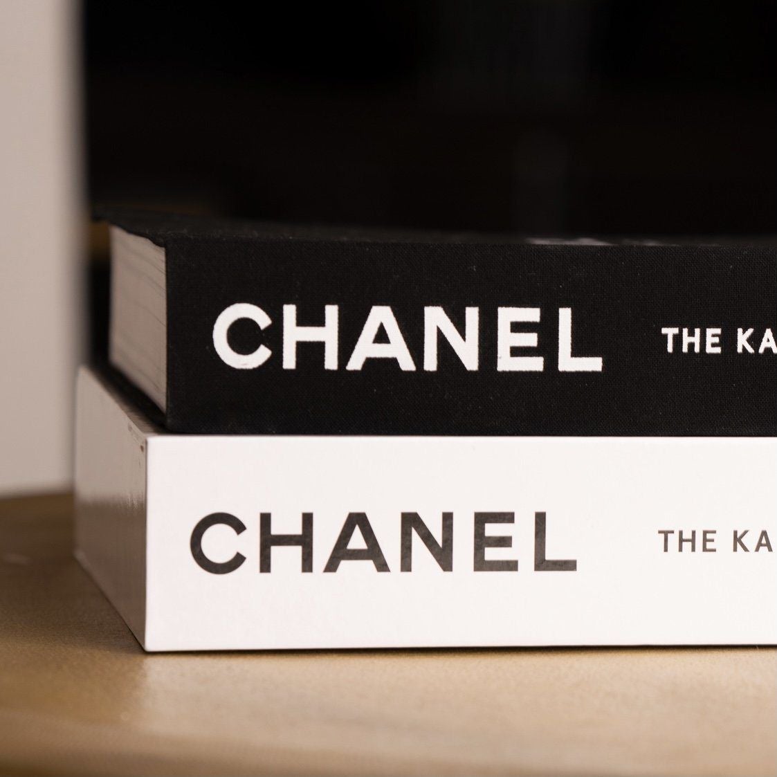 Chanel Boxed Black Fabric Book