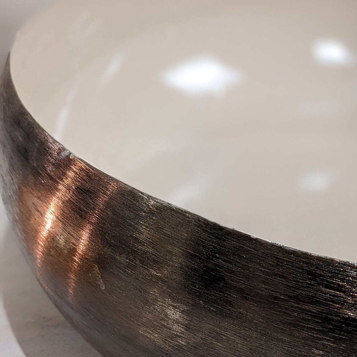 Cindy Bronze & Nude Decorative Bowl