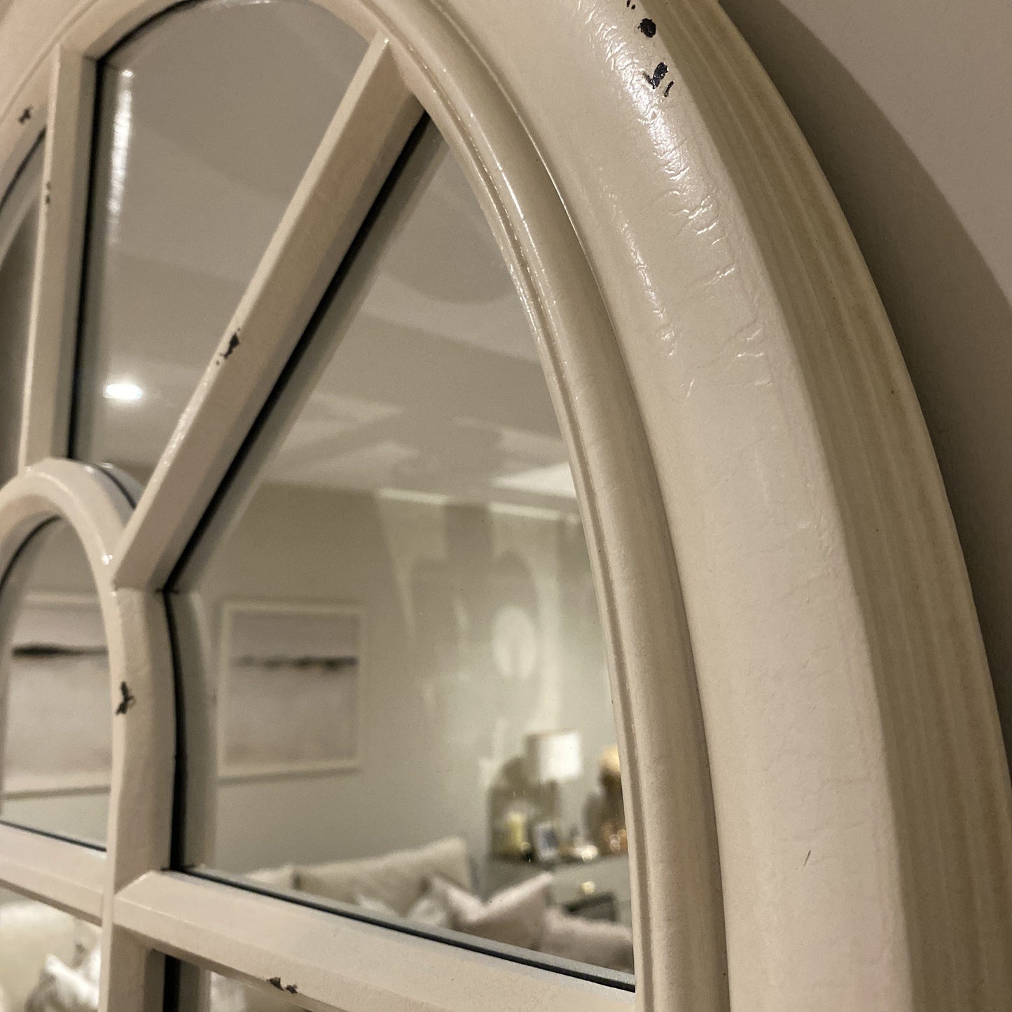 Collingwood White Window Mirror