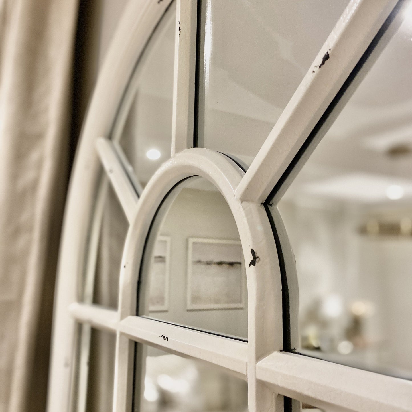 Collingwood White Window Mirror
