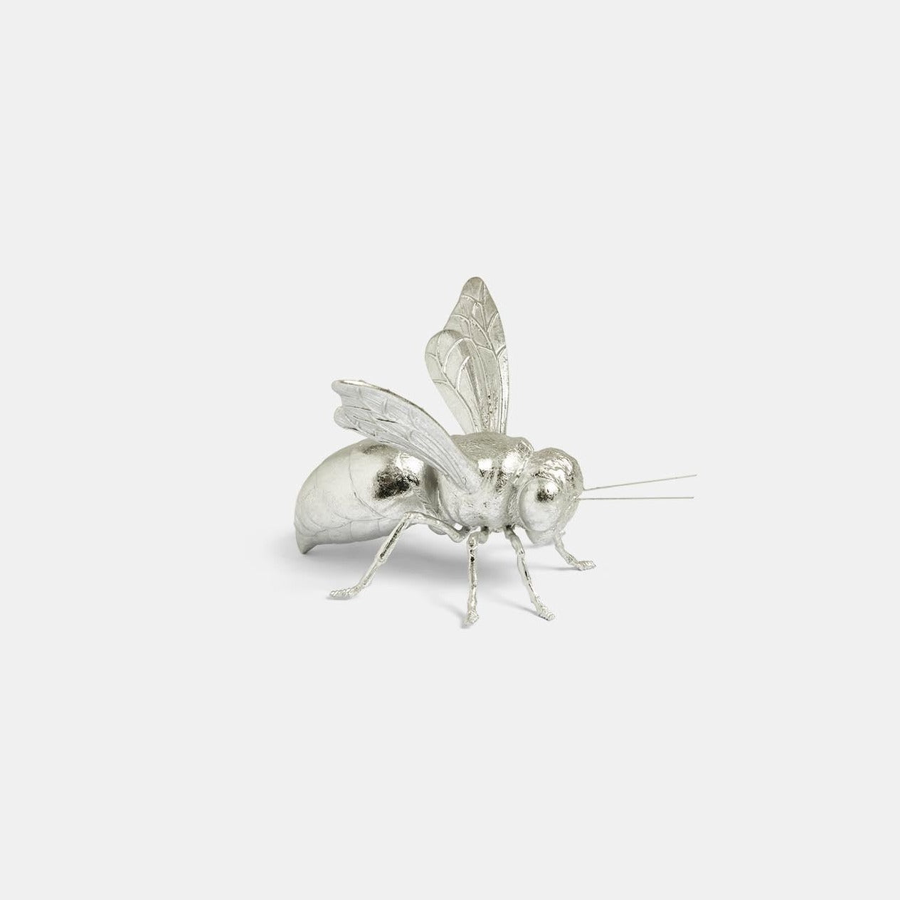 Decorative Silver Bee Ornament