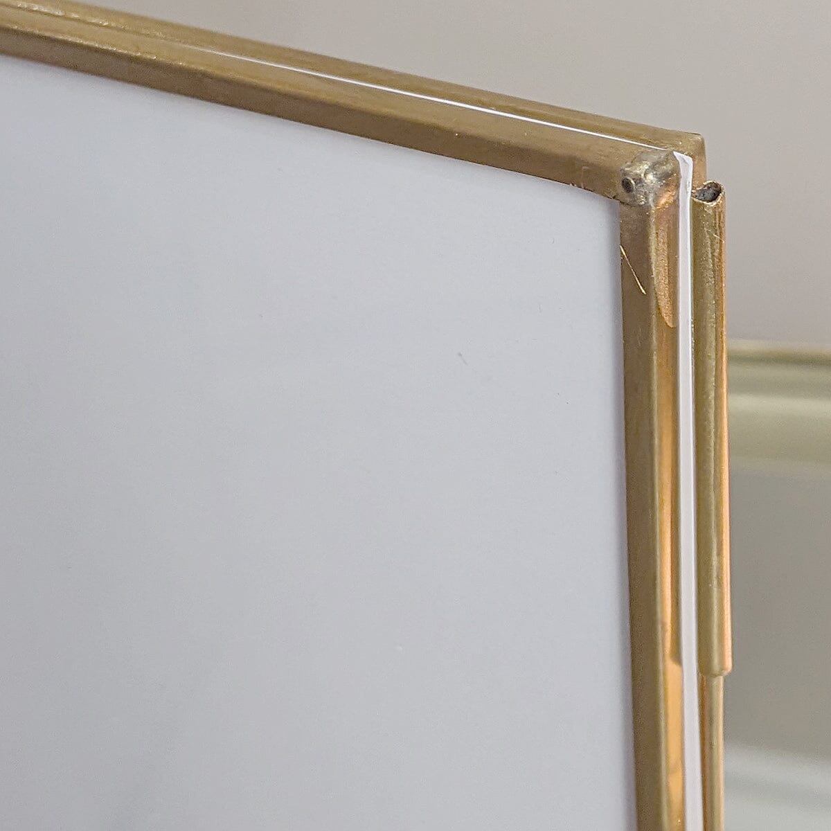 Emere Brass & Glass Double Photo Frame