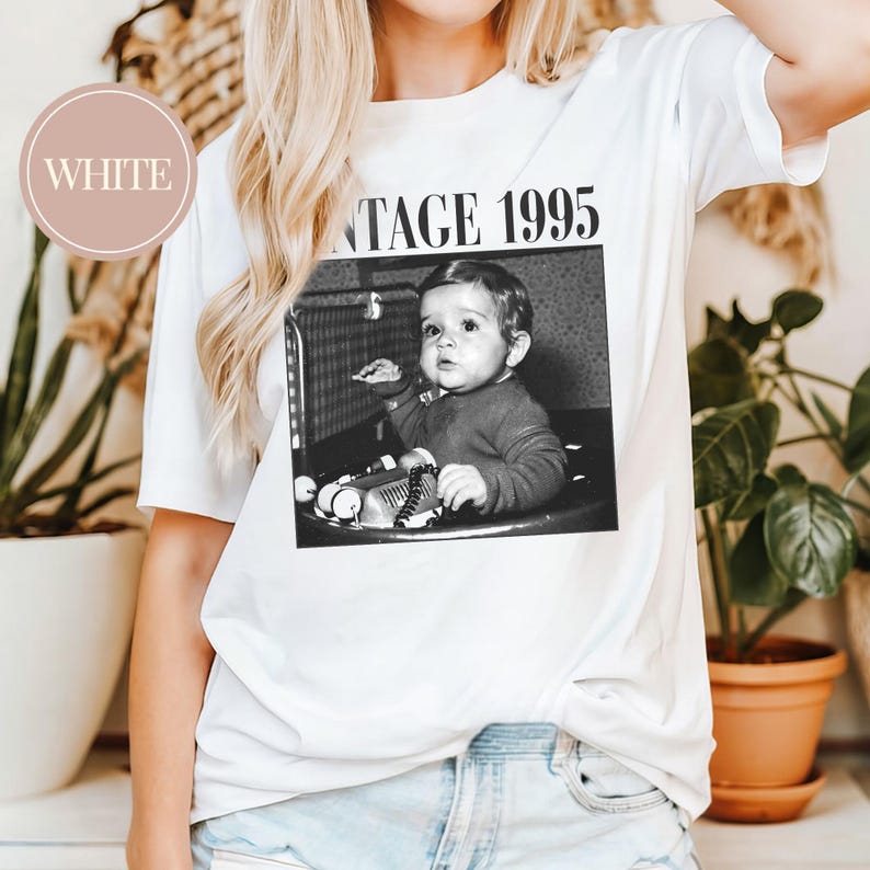 Personalised Vintage Shirt, Custom Photo Comfort Colors