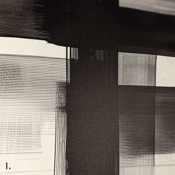 In Stock - Jackson Large Monochrome Framed Canvas Wall Art I - 100 x 75cm