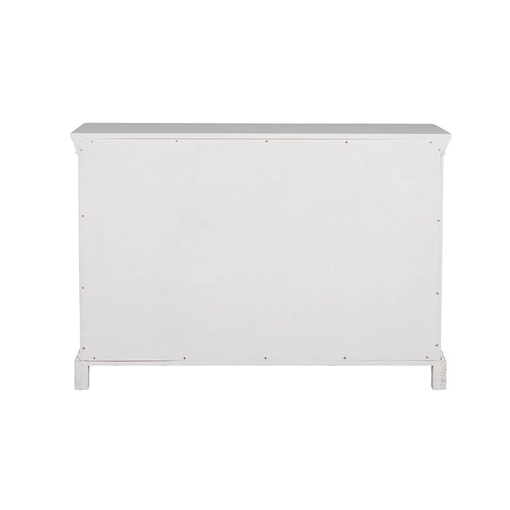 In Stock - Louvre White Wooden 7 Drawer Chest
