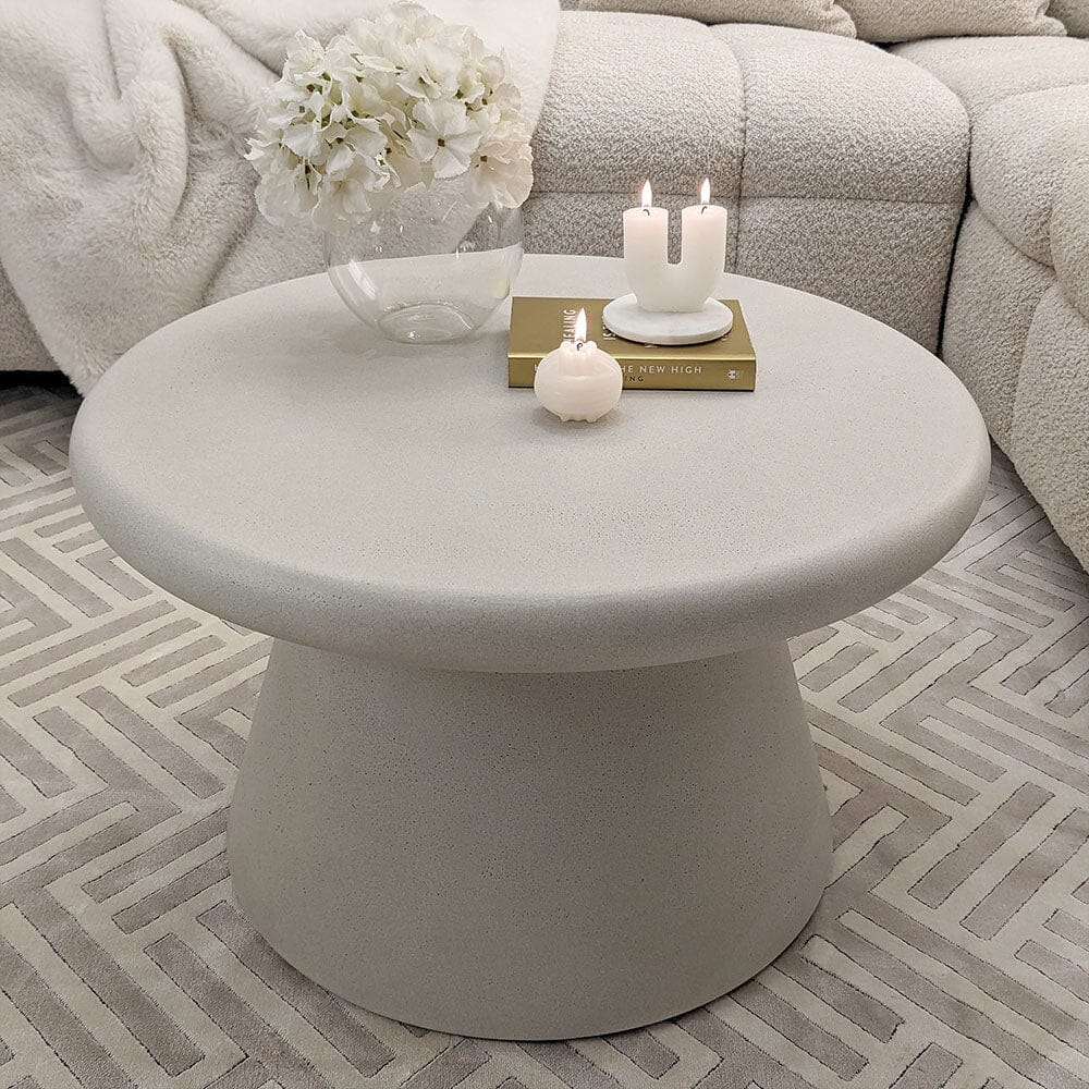 In Stock - Tuscany Stone Round Coffee Table