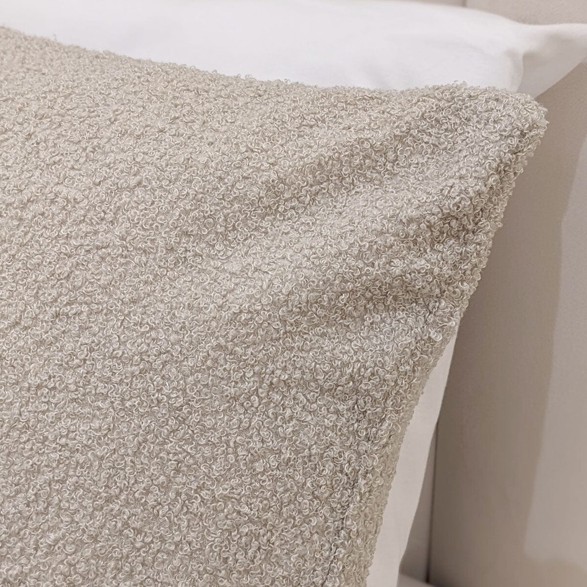Keoni Greige Boucle Duvet Cover Set