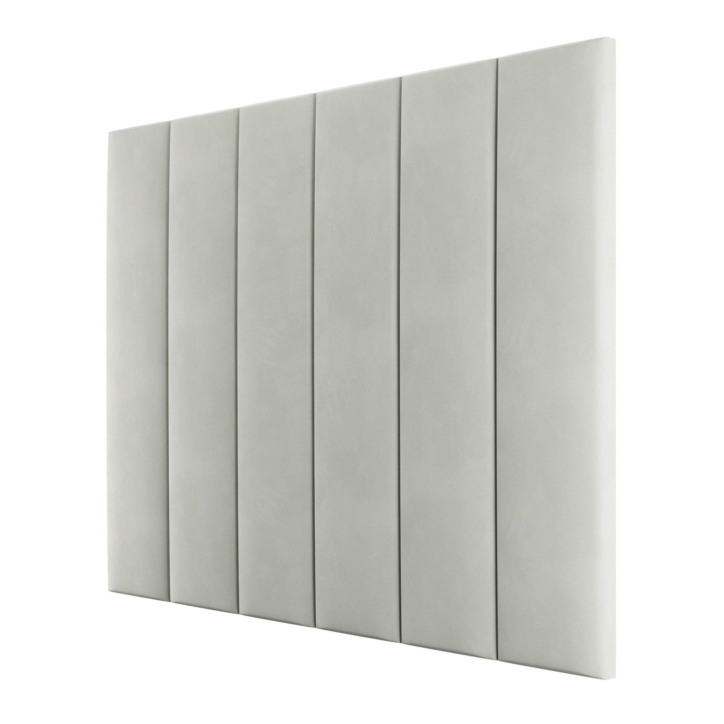 In Stock - Smoke Grey Velvet Individual Upholstered Headboard Panel - 45cm