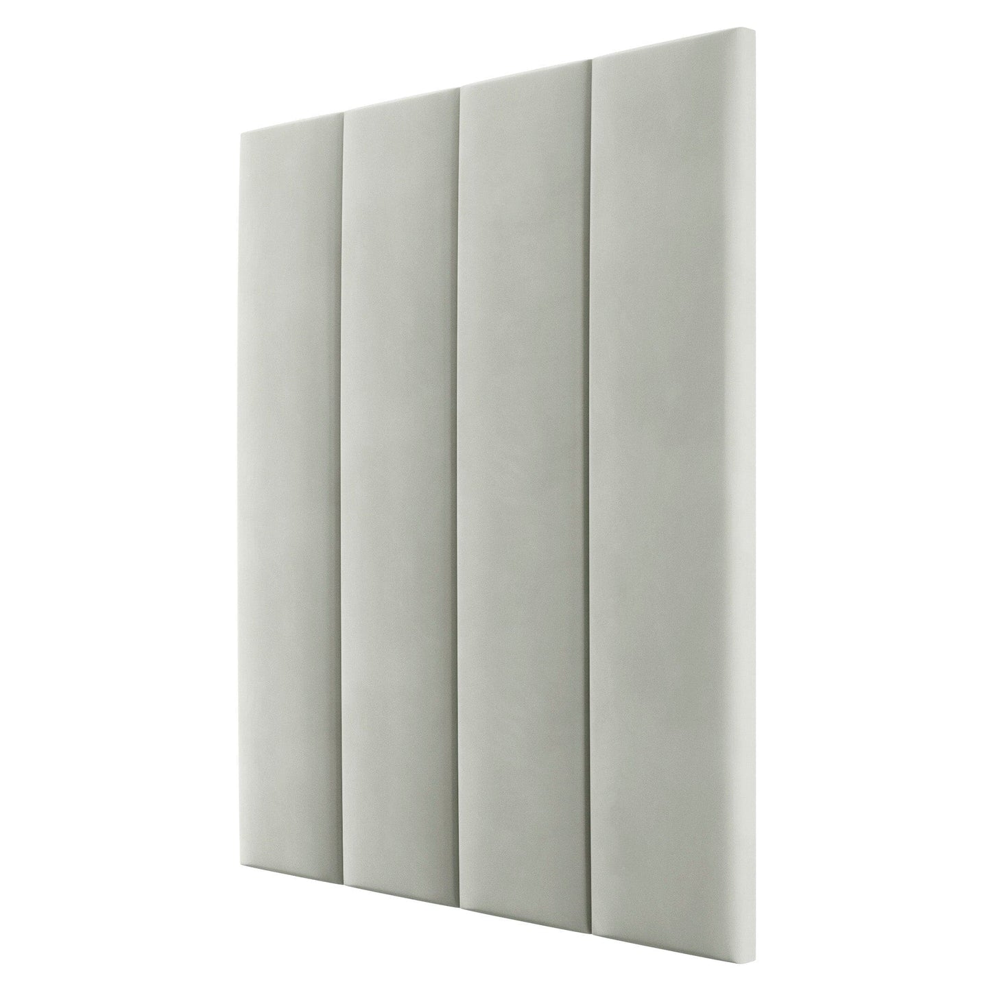 In Stock - Smoke Grey Velvet Individual Upholstered Headboard Panel - 45cm