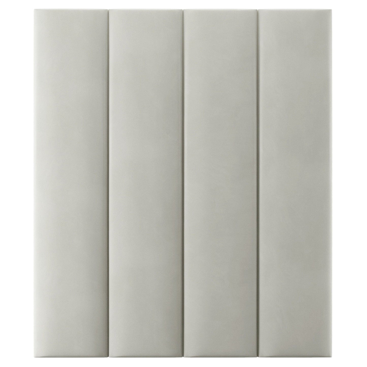 In Stock - Smoke Grey Velvet Individual Upholstered Headboard Panel - 45cm