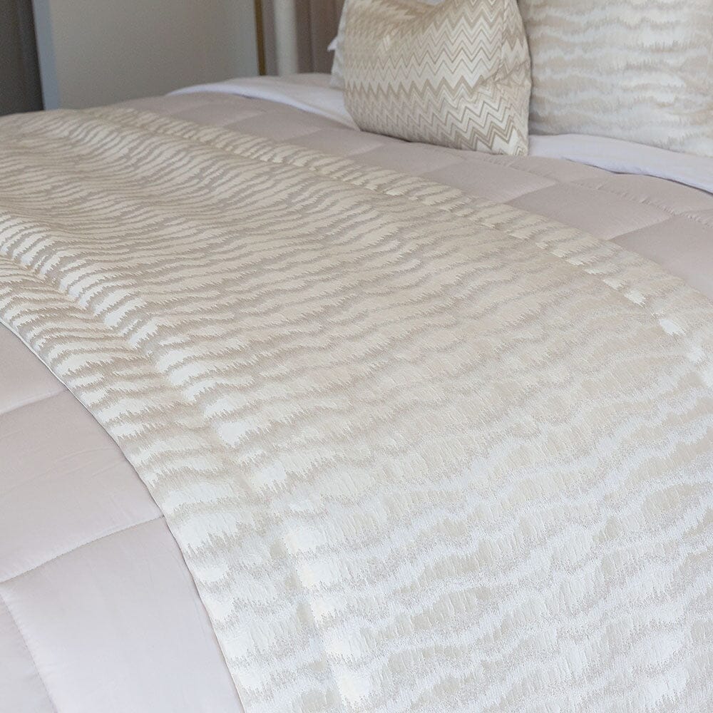 Torrent Sandstone Luxury Bed Runner