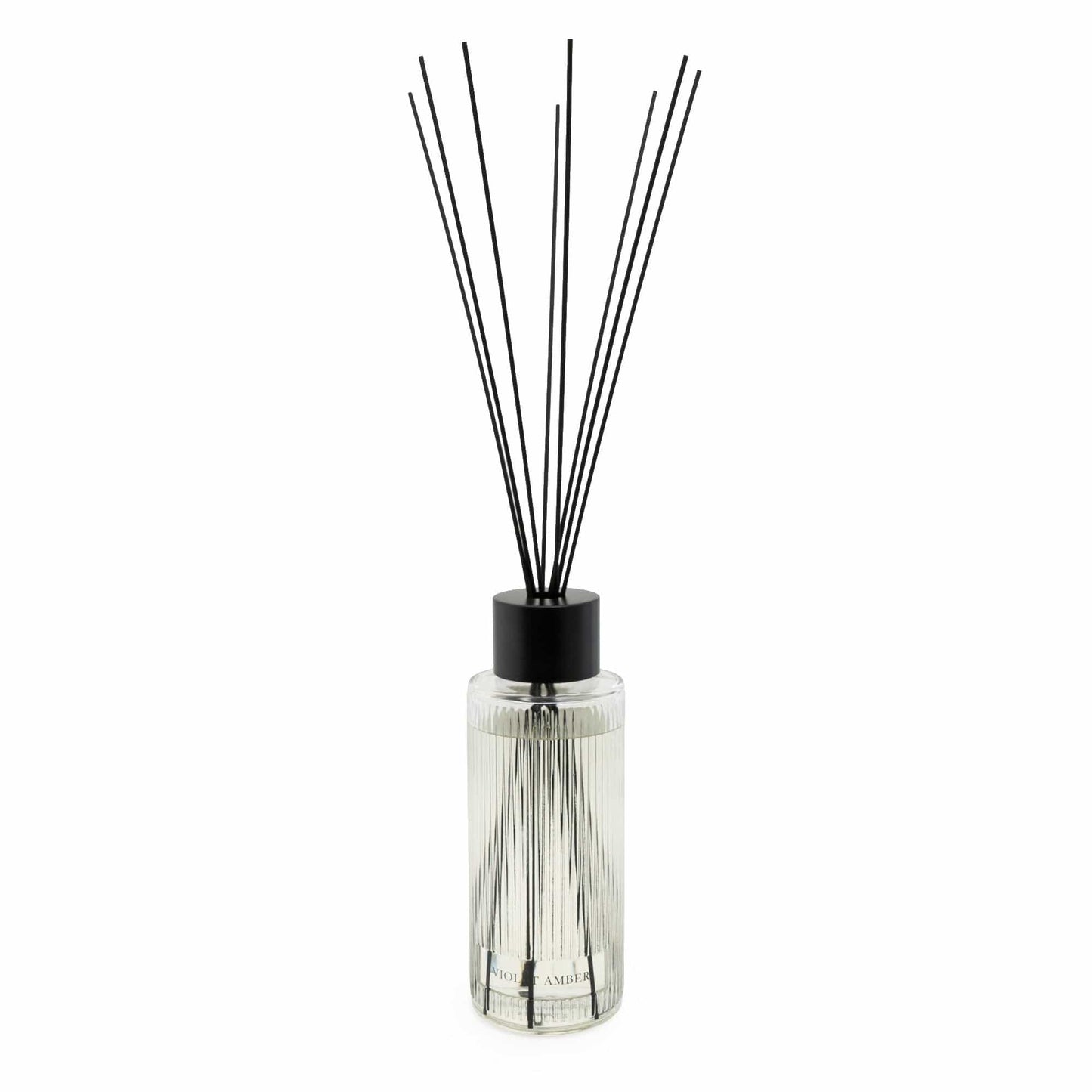 Violet Amber XL Ribbed Reed Diffuser - 1200ml