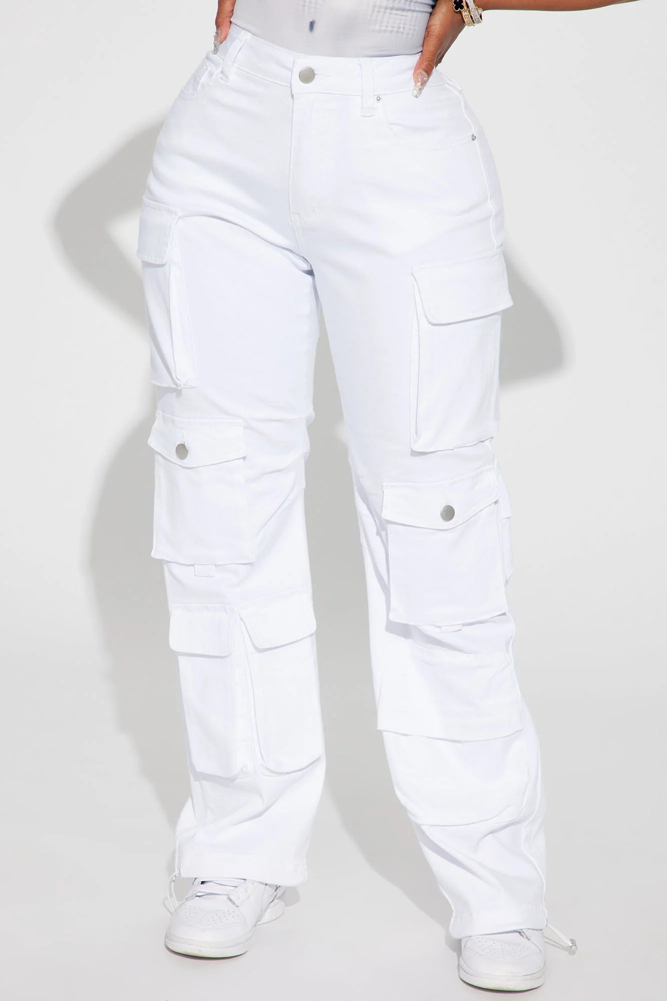 Fairfax High Rise Stretch Cargo Jeans