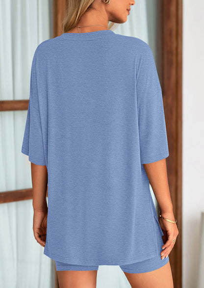 Summer Casual Top & Shorts 2-Piece Set
