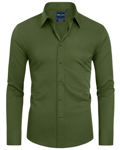 Wrinkle Free Stain Shield Button Down Shirts