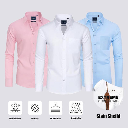 Stain Shield Dress Shirt for Men