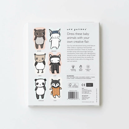 Lacing Cards - Baby Animals