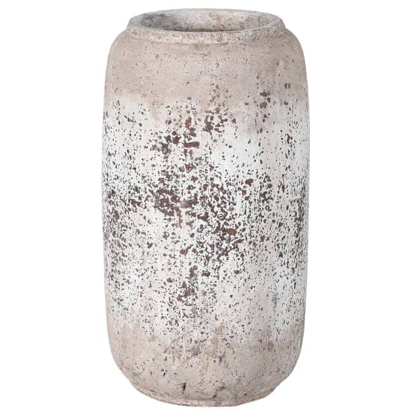 Buxton Neutral Distressed Tall Stone Vase