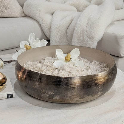 Cindy Bronze & Nude Decorative Bowl