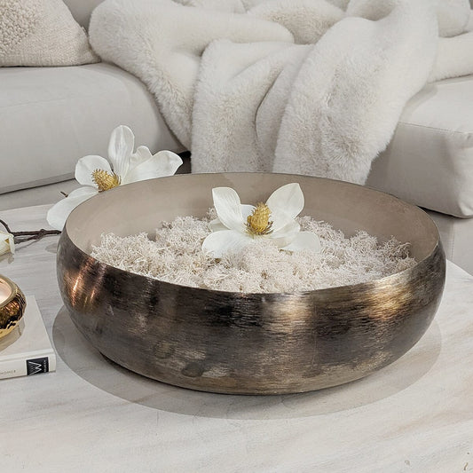 Cindy Bronze & Nude Decorative Bowl