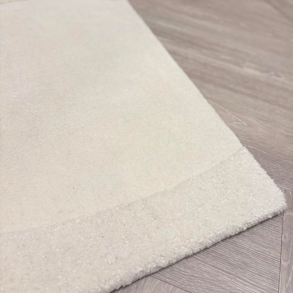 In Stock - Soreya Cream Wool Abstract Patterned Rug - 120X170cm