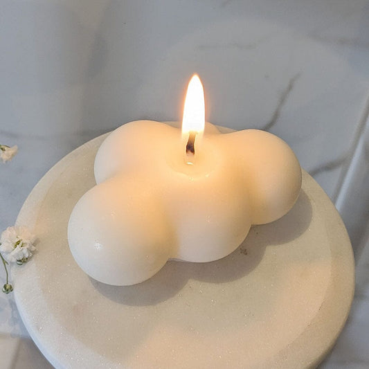 Cloud Mini Cream Decorative Candle