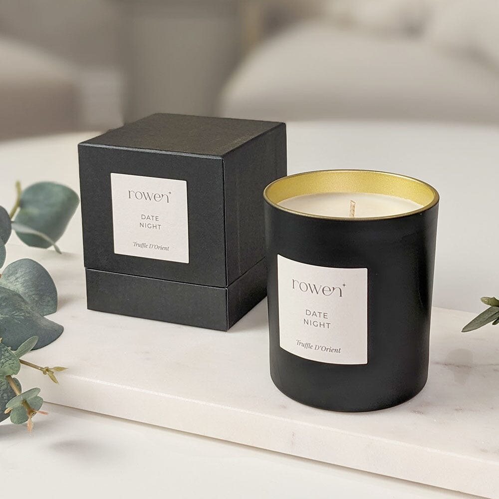 Date Night Black & Gold Scented Candle - Truffle D'orient