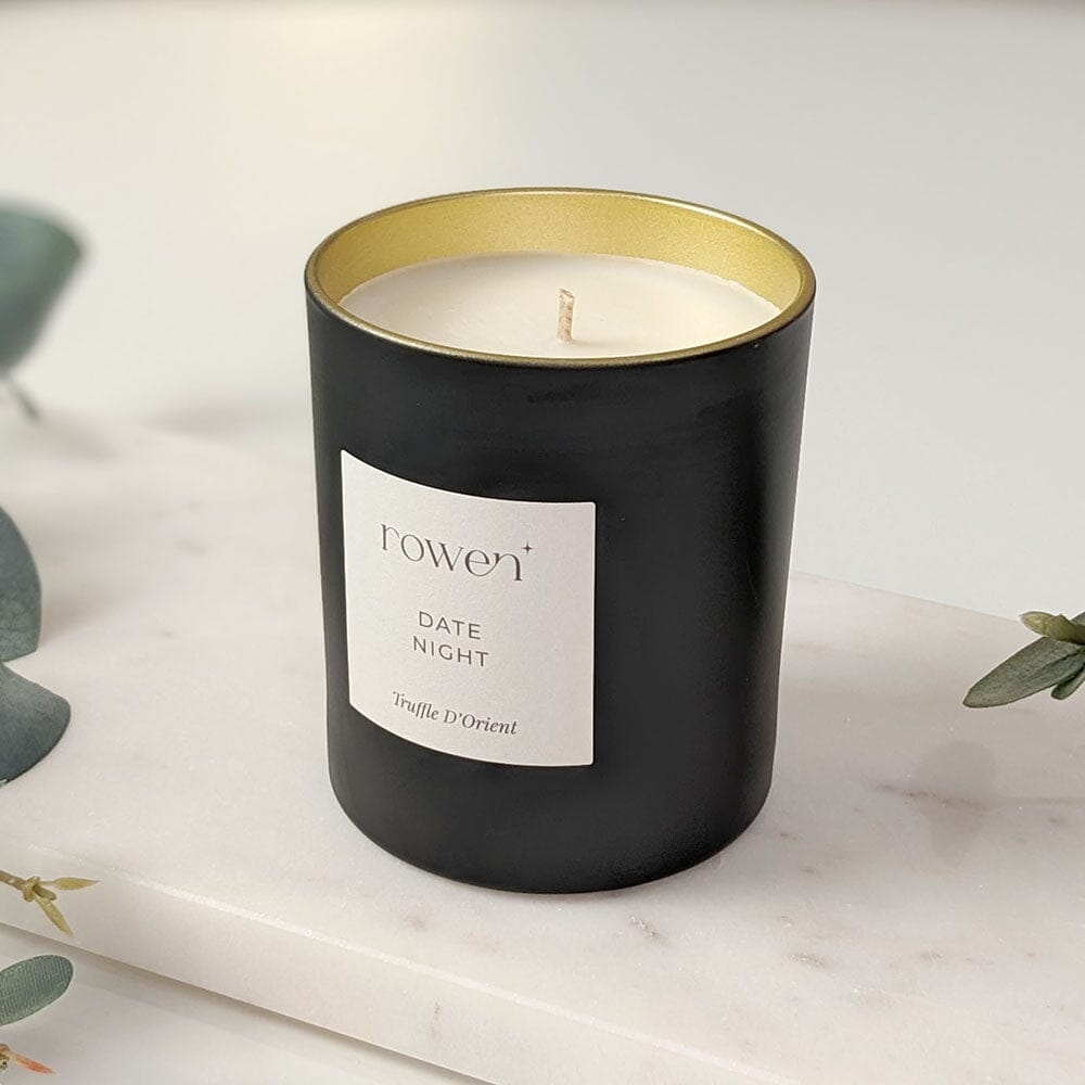 Date Night Black & Gold Scented Candle - Truffle D'orient