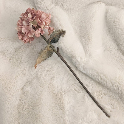 Dusty Pink Faux Hydrangea Single Stem Floral