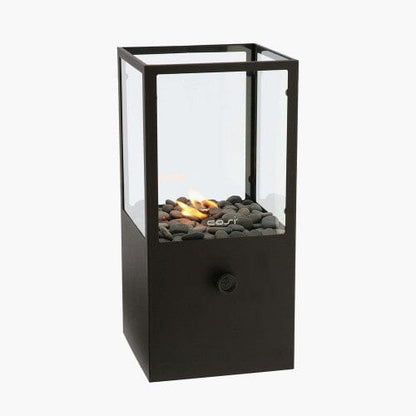 Ember Black Rectangular Fire Lantern