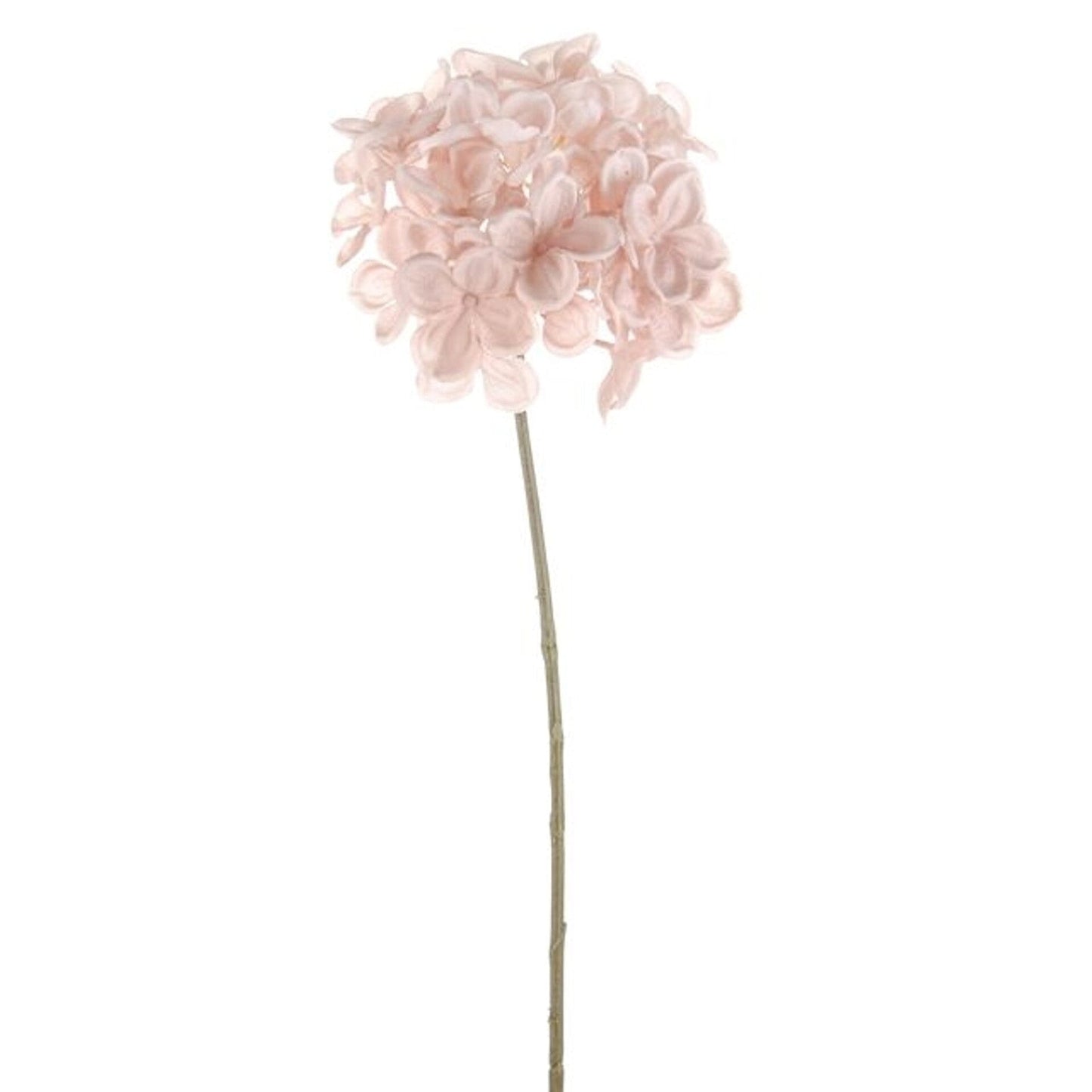 Faux Pink Hydrangea Single Stem Floral
