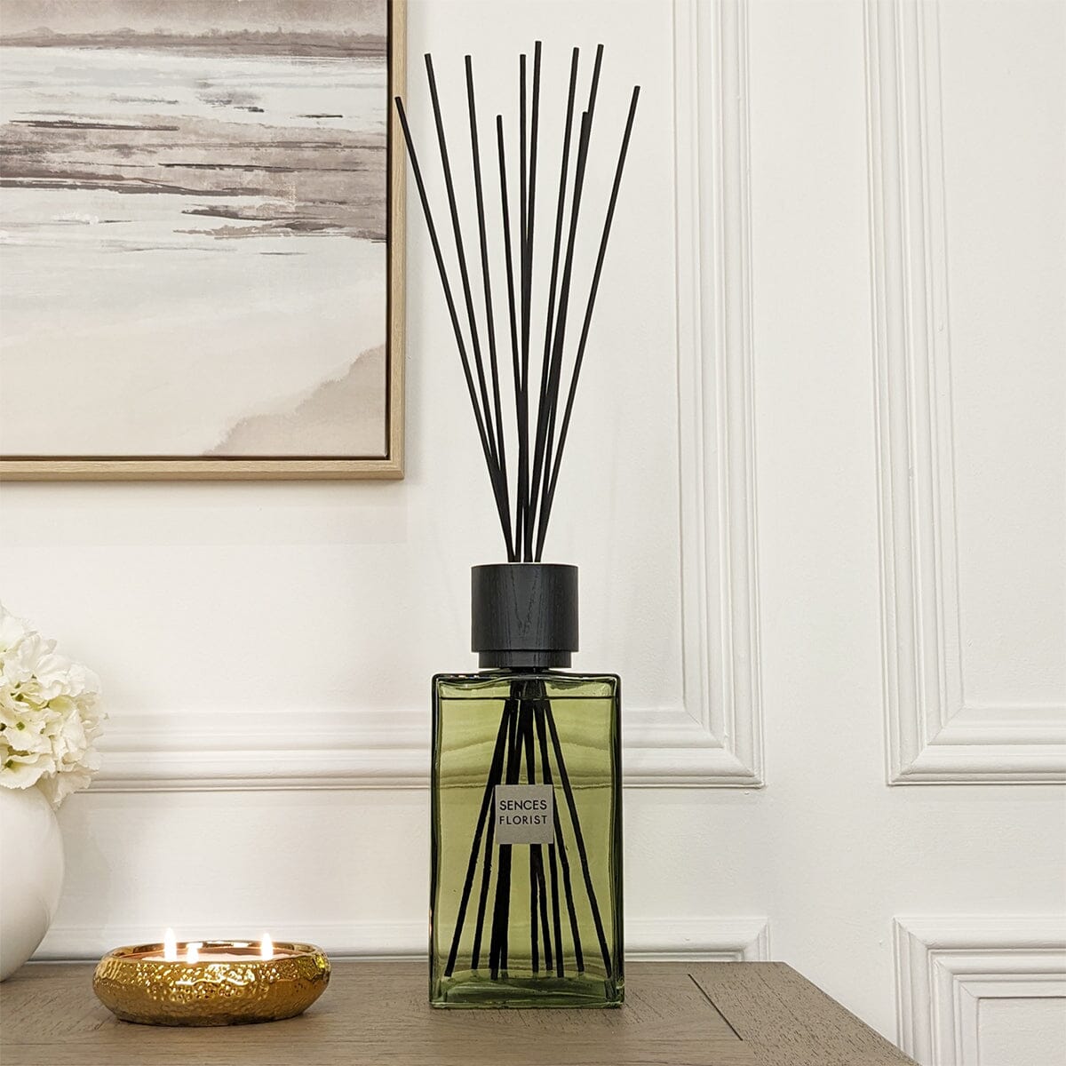 Florist XL Green Glass Reed Diffuser - 2200ml