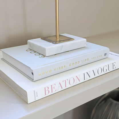 Good Vibes Grey & Gold Coffee Table Book