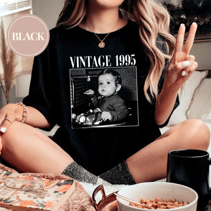 Personalised Vintage Shirt, Custom Photo Comfort Colors