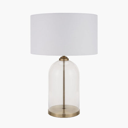 In Stock - Adella Large Antique Brass & Gold Table Lamp