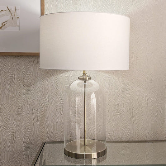 In Stock - Adella Large Antique Brass & Gold Table Lamp