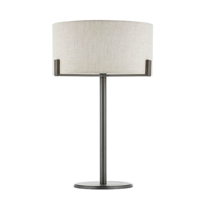 In Stock - Ashford Bronze & Linen Table Lamp