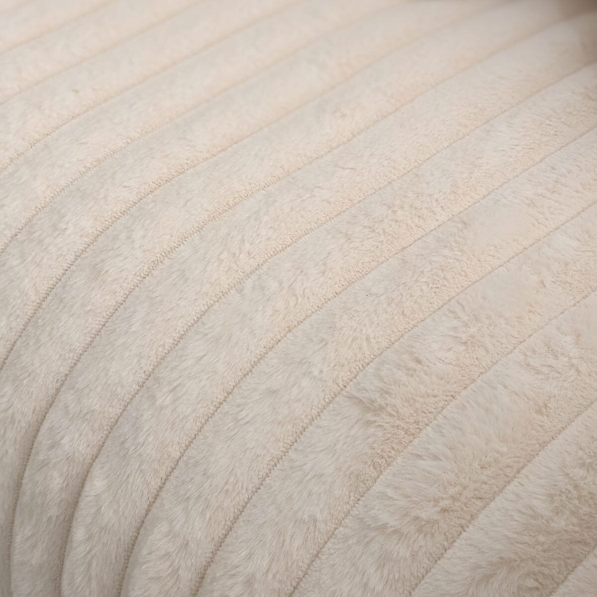 In Stock - Aspen Cream Chunky Ribbed Sofa Range - Large Corner Sofa