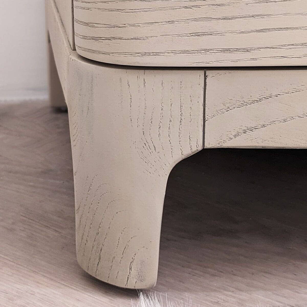 In Stock - Dahlia Lightwash Wood 2 Drawer Bedside Table