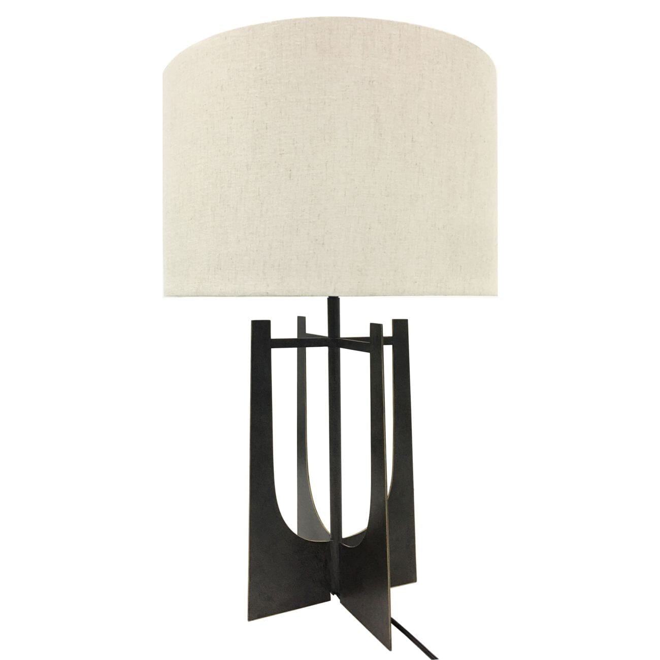 In Stock - Evelyn Hammered Bronze Table Lamp