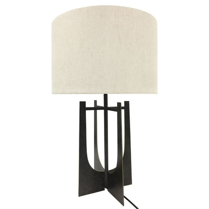 In Stock - Evelyn Hammered Bronze Table Lamp