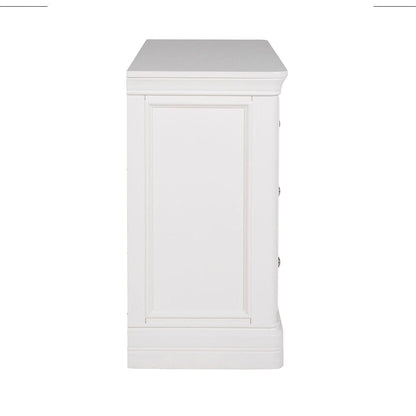 In Stock - Louvre White Wooden 7 Drawer Chest