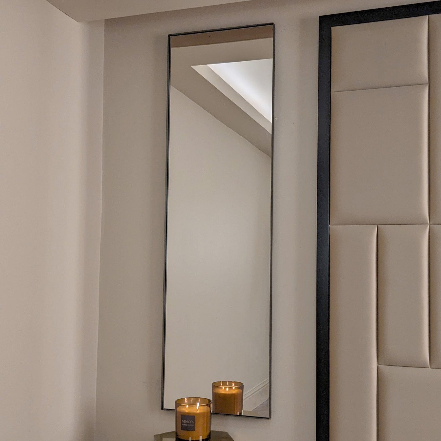 In Stock - Maylee Large Rectangular Bronze Mirror