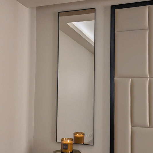 In Stock - Maylee Large Rectangular Bronze Mirror