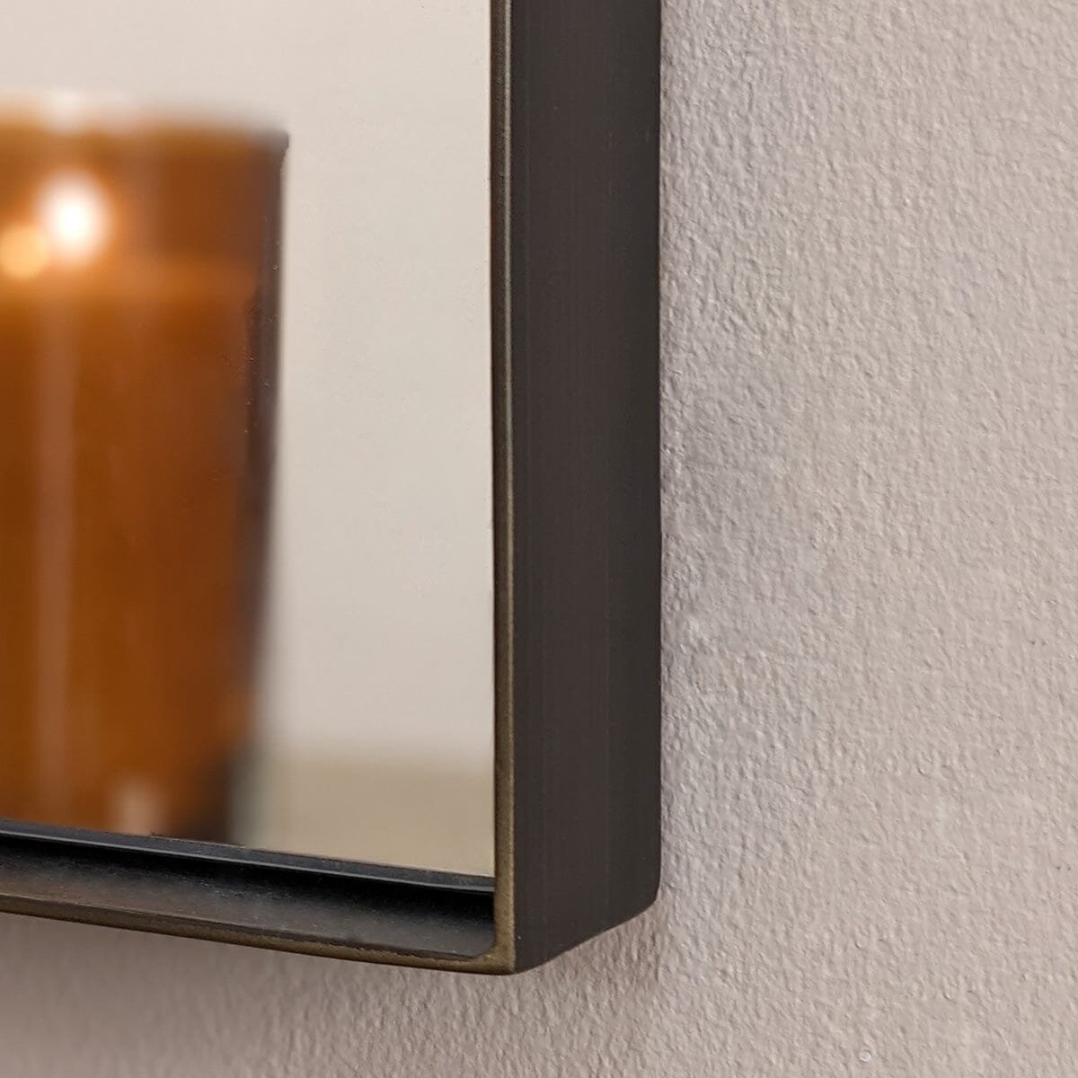 In Stock - Maylee Large Rectangular Bronze Mirror