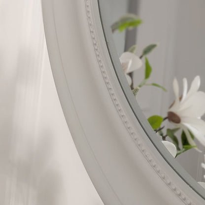 In Stock - Newark Grey Round Wall Mirror