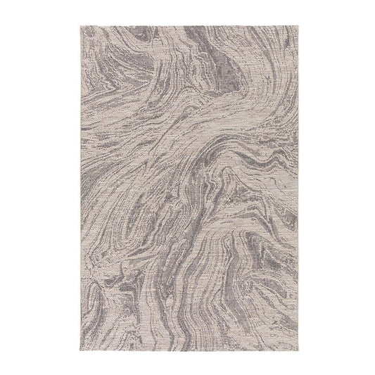In Stock - Twilight Marble Grey & Cream Indoor / Outdoor Rug - 200x290cm
